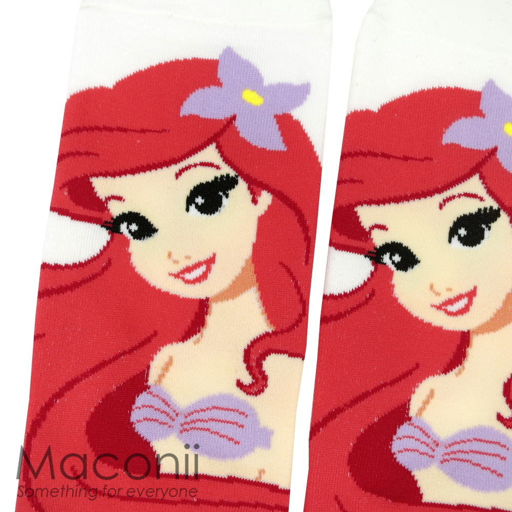 Ankle Socks Princess Snow White Cinderella Ariel Belle Elsa Jasmine Aladdin