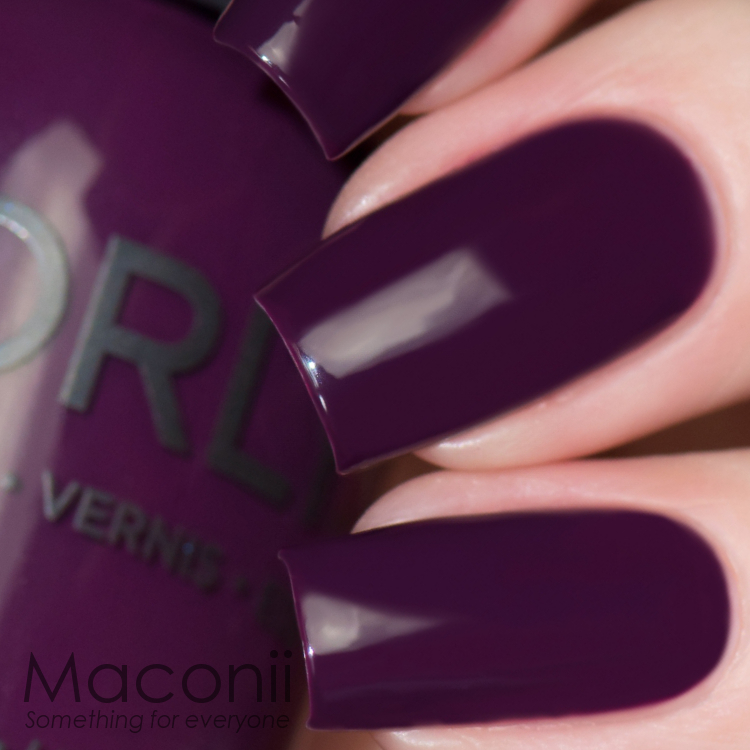 Orly plum noir | Nail polish, Purple polish, Nails