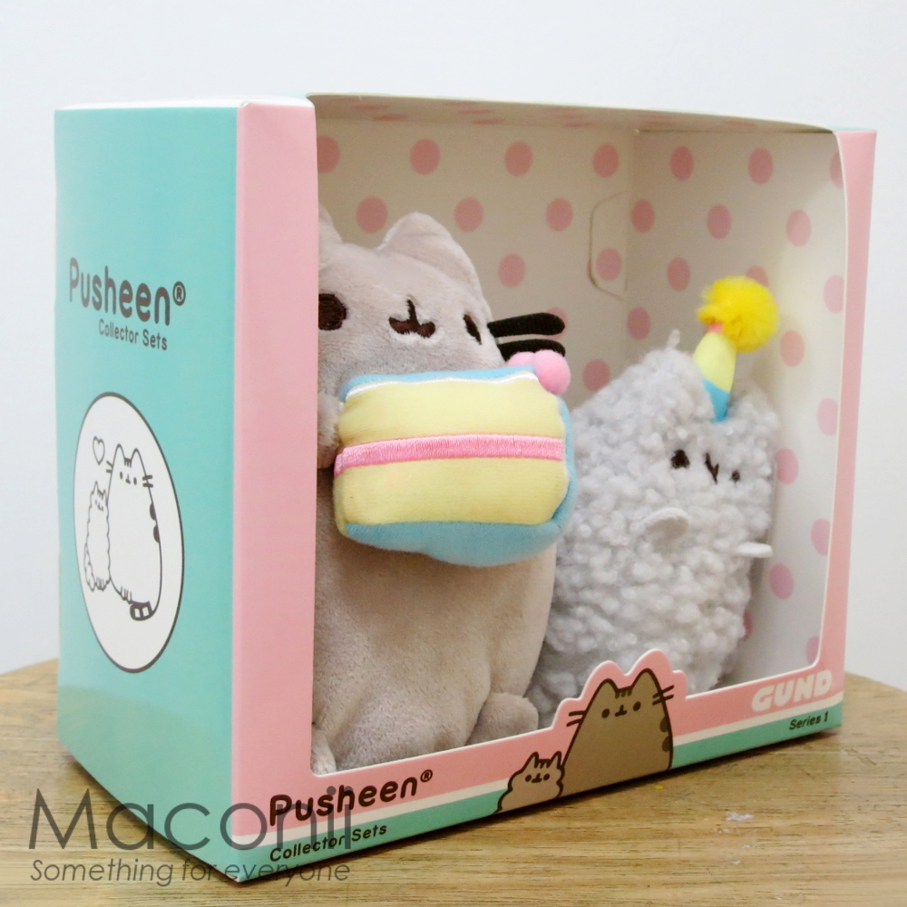 for sale online GUND Pusheen and Stormy Birthday Collector Set 4059126
