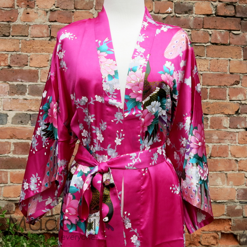 Kimono - Peacock Hot Pink - Large (L) - Maconii
