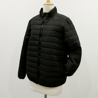 Short Puffer Jacket - Black - S