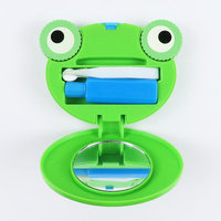 Contact Lens Travel Case - Green Frog