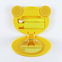 Contact Lens Travel Case - Yellow Bear