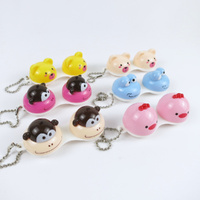 Animal Shaped Contact Lens Keyring Case (7 cases)