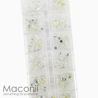 Nail Art Rhinestone Set #02 - Iridescent Gems