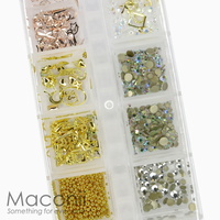 Nail Art Rhinestone Set #05 - Metallics and Rhinestones