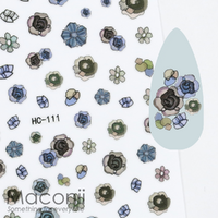 Nail Stickers HC111 Dusky Floral