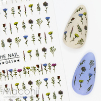 Nail Stickers 041 Autumn Wildflowers