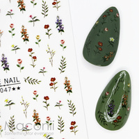 Nail Stickers 047 Delicate Flora