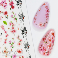 Nail Stickers XF3341 Cherry Blossoms
