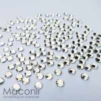 Nail Art Rhinestone Pack - Crystal Silver Base