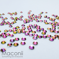 Nail Art Rhinestone Pack - Rainbow Rose Gold