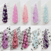 Nail Art Foil Set #01 - Lace Design