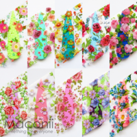 Nail Art Foil Set #08 - Bright Floral