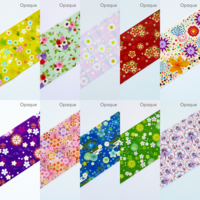 Nail Art Foil Set #12 - Washi Floral