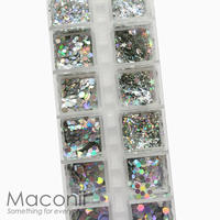Nail Art Glitter Set #05 - Holo Geo Shapes