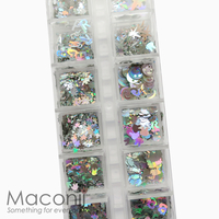 Nail Art Glitter Set #07 - Holo Fun Shapes