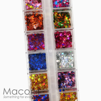 Nail Art Glitter Set #10 - Mixed Stars