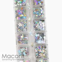Nail Art Glitter Set #11 - Holo Fun Shapes
