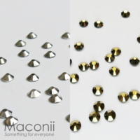 Nail Art Rhinestone Set #11 - Mine Silver, Mine Gold