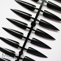 Nail Display Tips - Stiletto Black