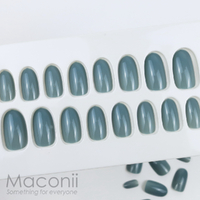 Oval Blue Grey