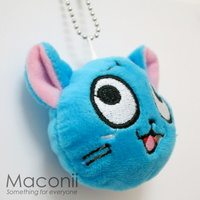 Fairy Tail Happy Plush Keyring