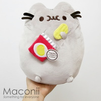 Pusheen with Potato Chips Plush 24cm