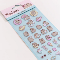 Pusheen Tropical Vacation Puffy Sticker Sheet