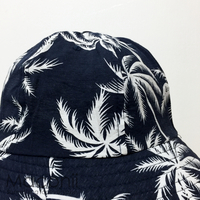 Bucket Hats - Palm Trees Navy Blue