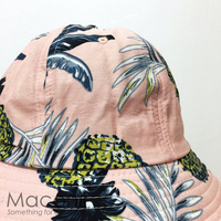 Bucket Hats - Pineapples Pale Pink