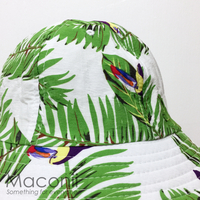 Bucket Hats - Toucans White