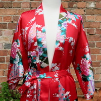 Kimono - Peacock Red (Sizes S - XXXL)