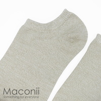 Socks - Naturally Plain Grey-Beige 