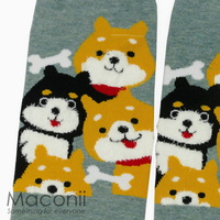 Socks - Shiba Inu Green