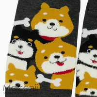 Socks - Shiba Inu Dark Grey