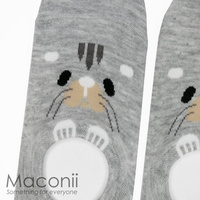 Socks - Curious Cat Grey