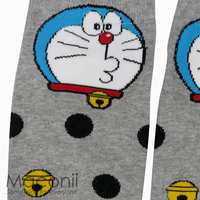Socks - Doraemon Grey Spots
