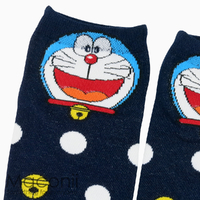 Socks - Doraemon Dark Blue Spots