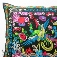 Embroidered Cushion Cover - Phoenix #007