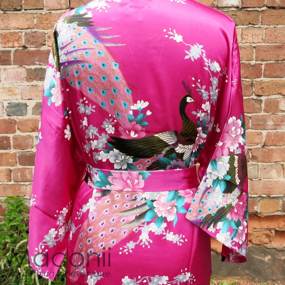 strapless open back dress Designer Silk Kimono Robe | Womens Long Kimono | Kyle x Shahida S
