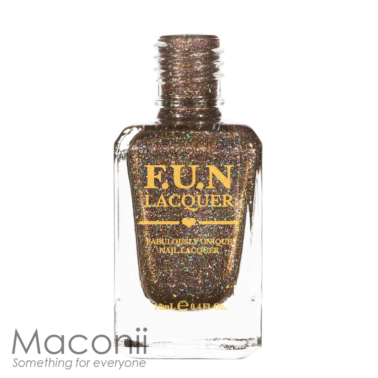 F.U.N Lacquer - Fall 2017 - Brown Pink Holo Holographic ...