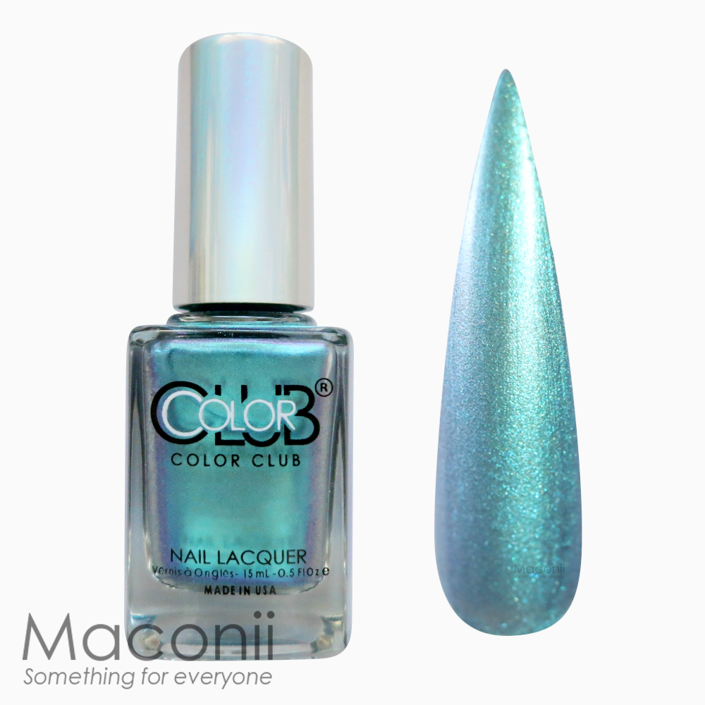 Tourmaline Blue.402 Teal Blue Holographic Glitter Nail Polish Topper - PI  Colors