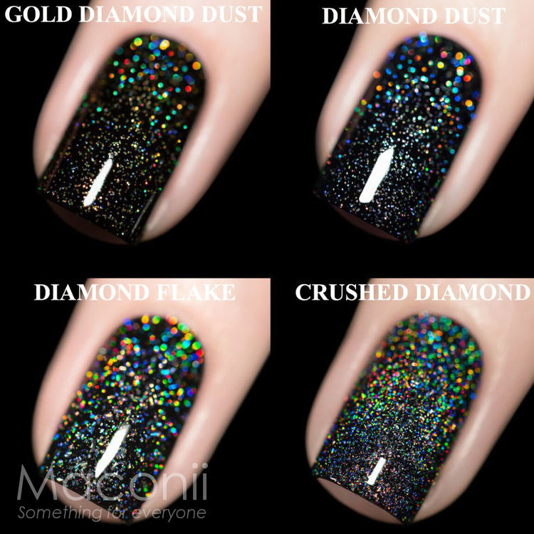 F.U.N Lacquer - Holo Toppers - Holographic Silver Gold Top