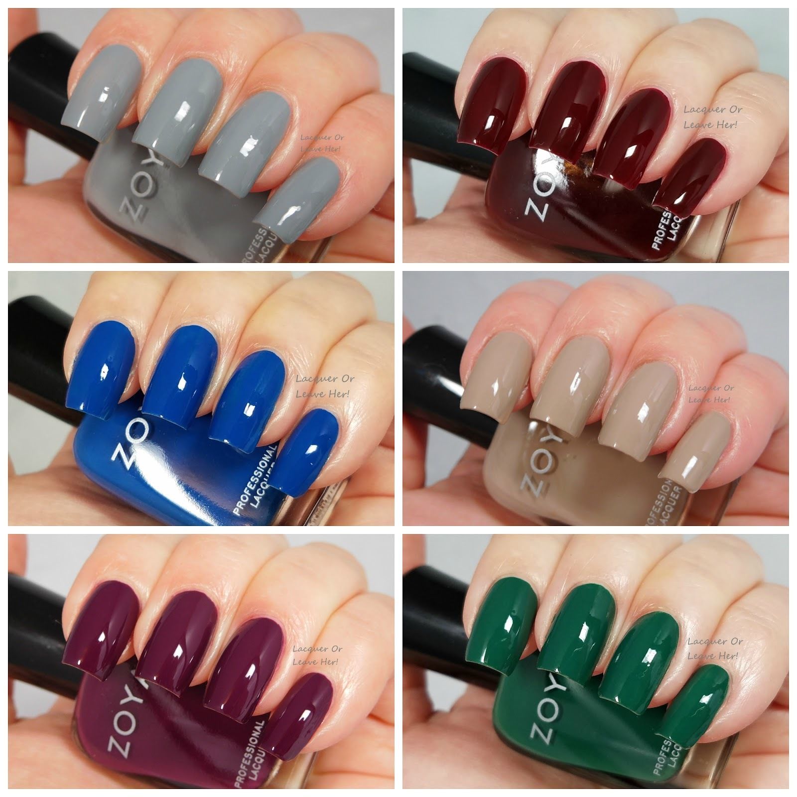 Zoya Nail Polish Urban Grunge Collection for Fall 2016