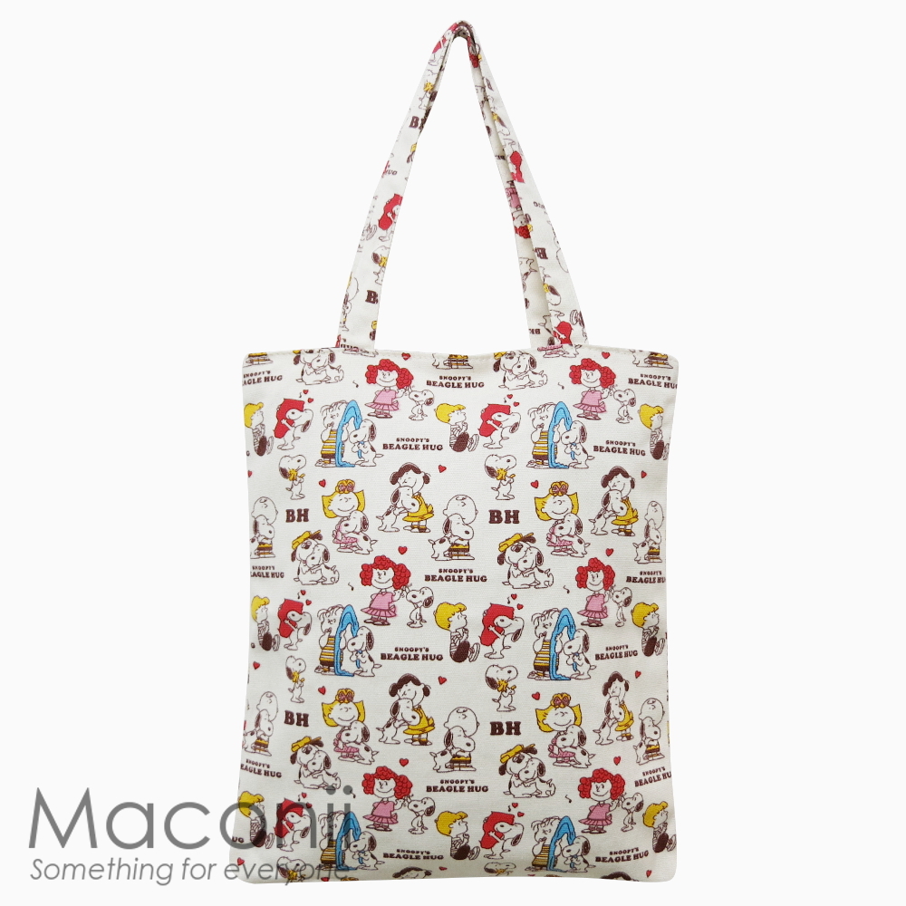 Snoopy Beagle Hug Tote Bag Snoopy Beagle Hug Tote Bag
