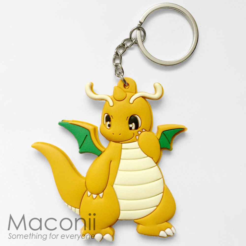 Pokemon Zorua Rubber Keychain 2 Inches Double Sided US Seller 