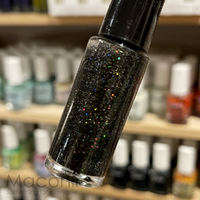 Nail Art - Black Hologram