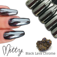 Super Chrome Powder - Black Lava