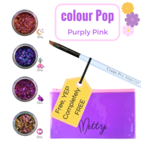 Shattered Colour Pop Pack - Purply Pink